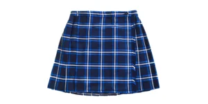 SPECIAL OFFER - HALFMOON SKIRT - MONO PLEATED MINI - CLAREMONT TARTAN