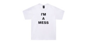 IM A MESS T SHIRT - HALFMOON - WHITE